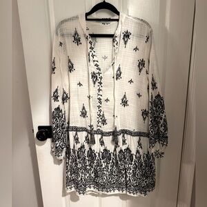 NWOT Zara Paisley Print Dress Small